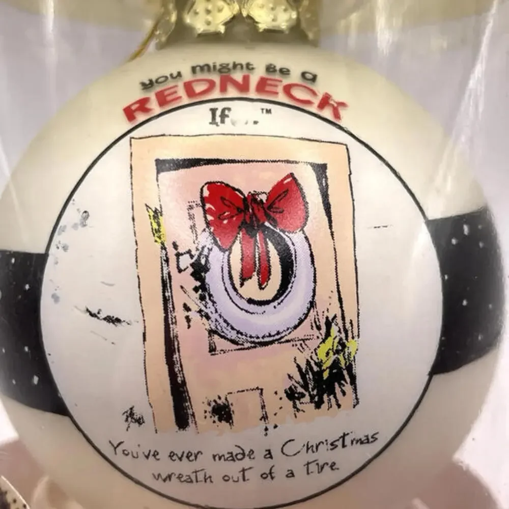 You Might Be A Redneck If Christmas Ornament‎ Jeff Foxworthy Vintage 2005